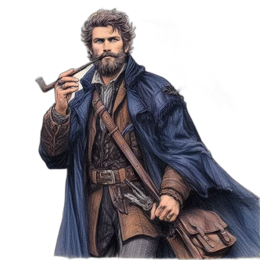 jacket, sword, staff, weapon transparent PNG cut-out