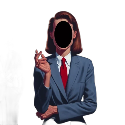 mask, face, jacket, staff transparent PNG cut-out