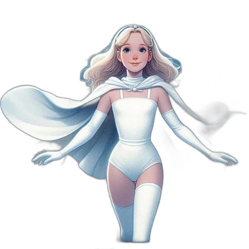dress, concept art, fantasy art, comic book art transparent PNG cut-out