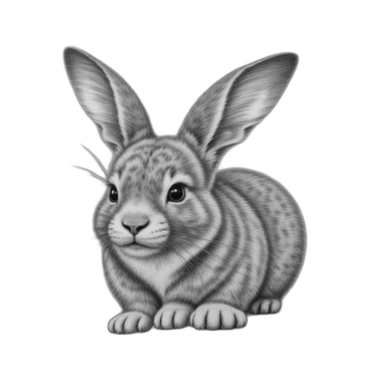 animal, creature, staff, pencil sketch transparent PNG cut-out