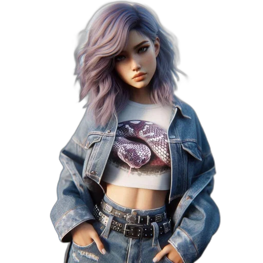 jacket, concept art, 3d render, fantasy art transparent PNG cut-out