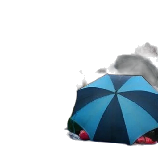 umbrella, hat, crown, 3d render transparent PNG cut-out