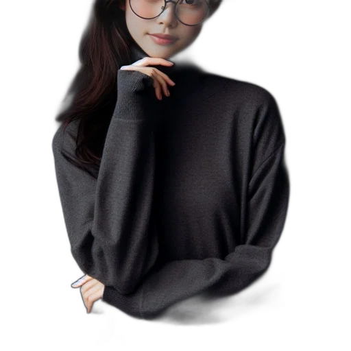 dress, jacket, face, staff transparent PNG cut-out