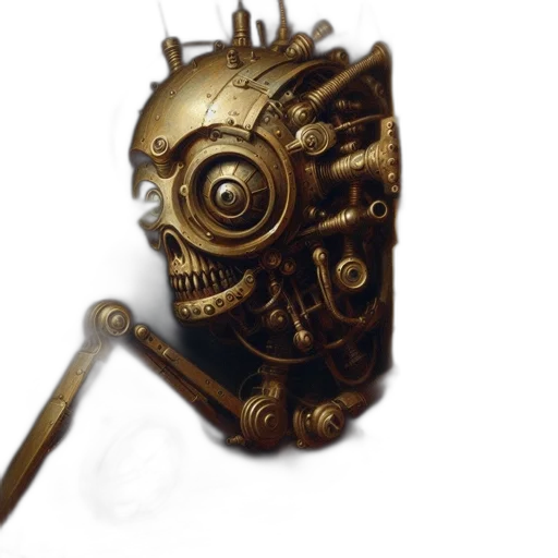 mask, staff, robot, weapon transparent PNG cut-out