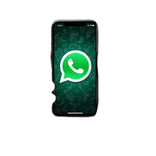 3d render, green, whatsapp, web transparent PNG cut-out