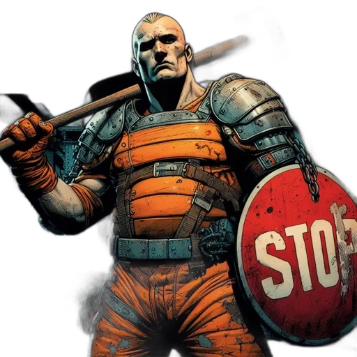 comic book art, concept art, urban, setting transparent PNG cut-out