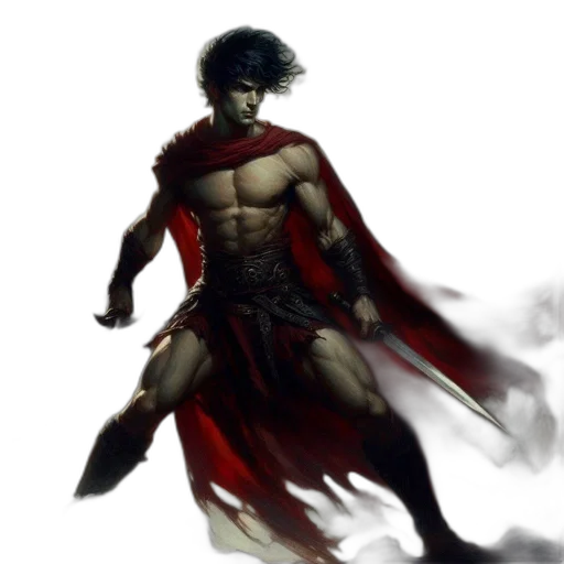 sword, fantasy art, concept art, comic book art transparent PNG cut-out
