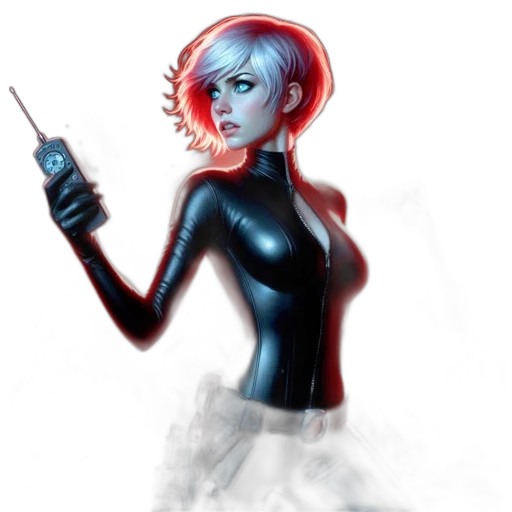 staff, robot, concept art, comic book art transparent PNG cut-out