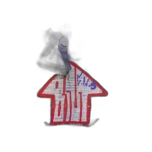 jacket, staff, building, weapon transparent PNG cut-out