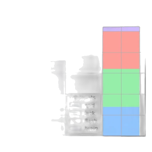 robot, furniture, 3d render, vaporwave transparent PNG cut-out