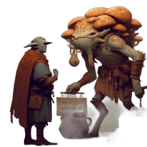 food, hat, creature, concept art transparent PNG cut-out