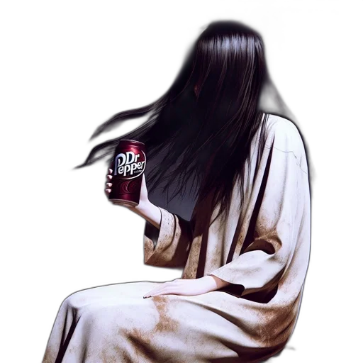 hair, dress, bottle, jacket transparent PNG cut-out