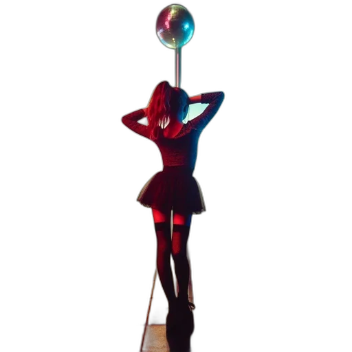 staff, umbrella, robot, dress transparent PNG cut-out