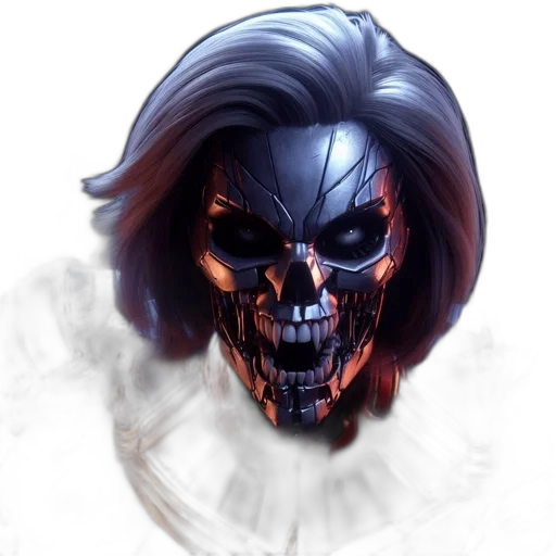 face, mask, concept art, fantasy art transparent PNG cut-out