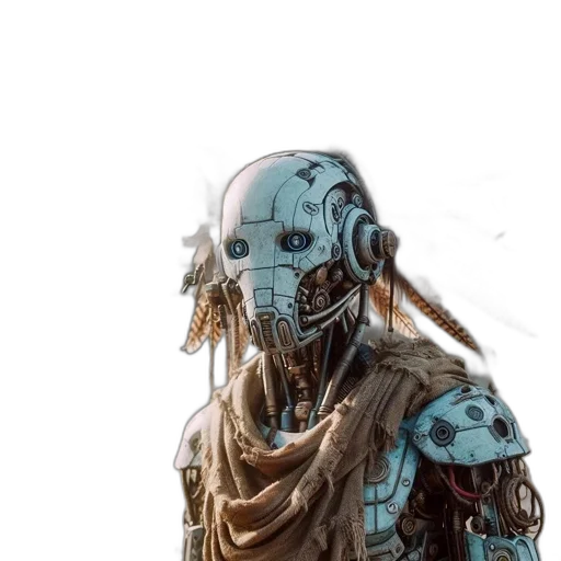 robot, mask, creature, face transparent PNG cut-out