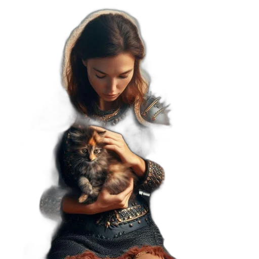 animal, dress, photorealistic, concept art transparent PNG cut-out