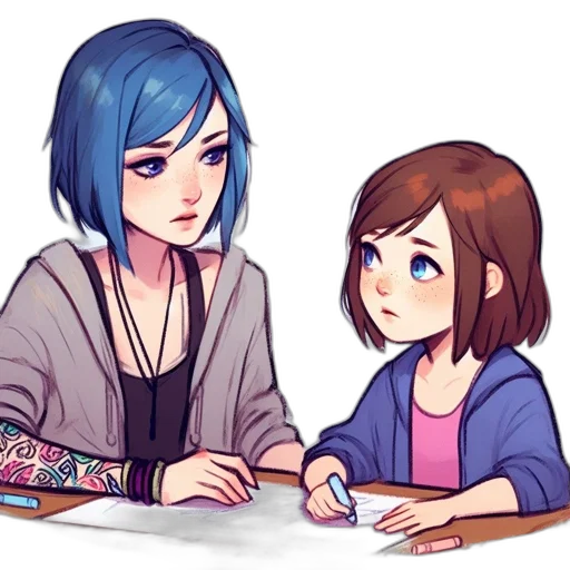 concept art, anime, pixel art, cartoon transparent PNG cut-out