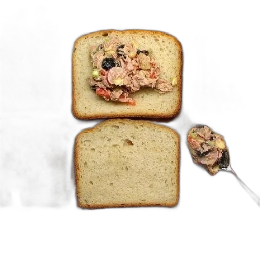food, six, slices, bread transparent PNG cut-out