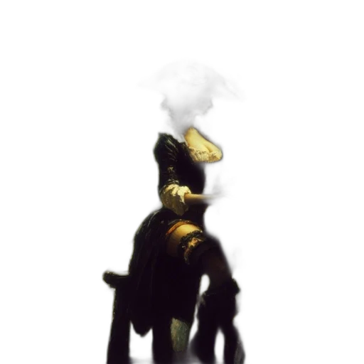 dragon, robot, mask, staff transparent PNG cut-out