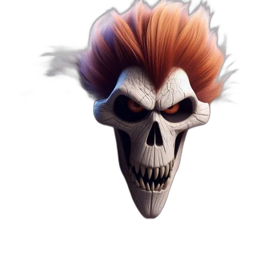 mask, face, crown, hair transparent PNG cut-out