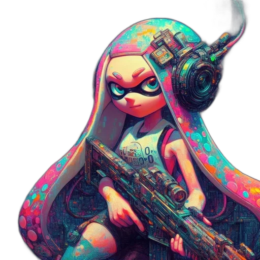 weapon, dress, jacket, concept art transparent PNG cut-out
