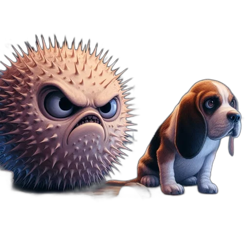 creature, animal, hair, concept art transparent PNG cut-out