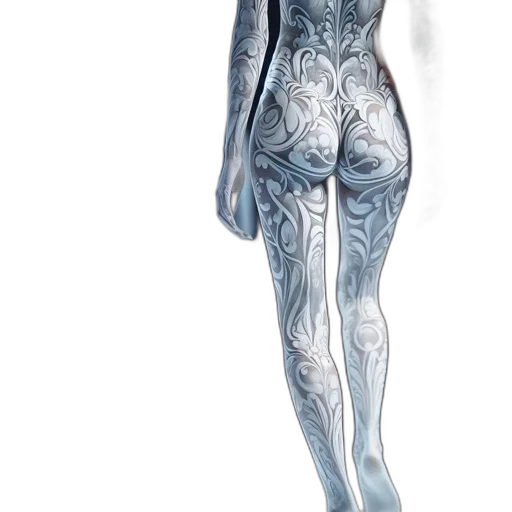 dress, concept art, 3d render, fantasy art transparent PNG cut-out