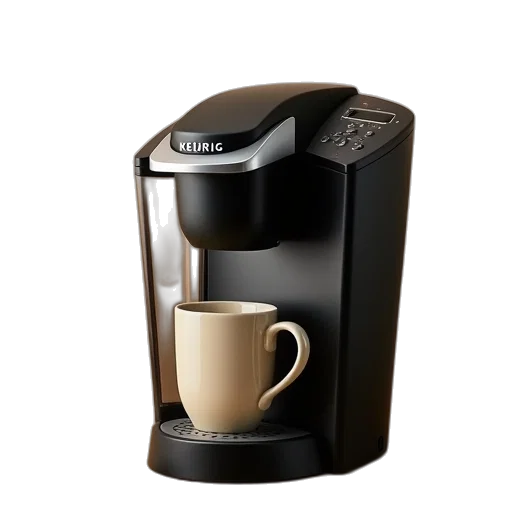 robot, 3d render, keurig, select transparent PNG cut-out
