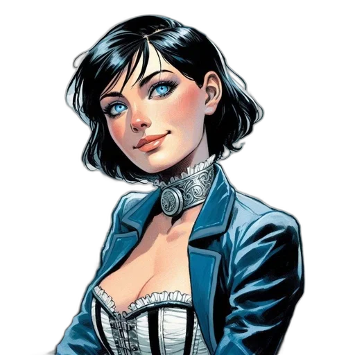 jacket, comic book art, concept art, cartoon transparent PNG cut-out