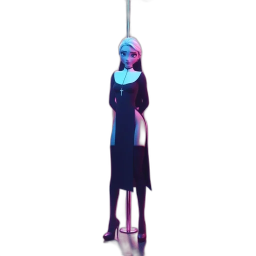 staff, sword, umbrella, dress transparent PNG cut-out