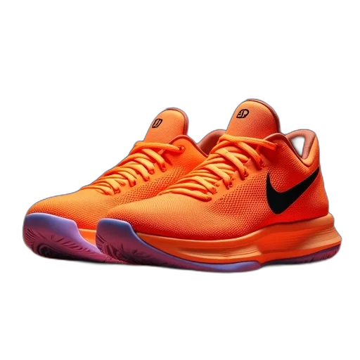 shoes, 3d render, pair, nike transparent PNG cut-out