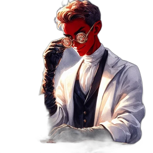 staff, mask, jacket, face transparent PNG cut-out