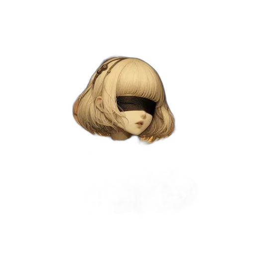 mask, hair, face, hat transparent PNG cut-out