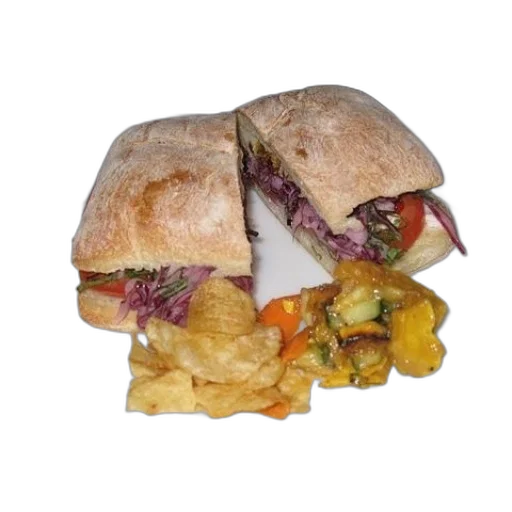 food, photorealistic, 3d render, sandwich transparent PNG cut-out