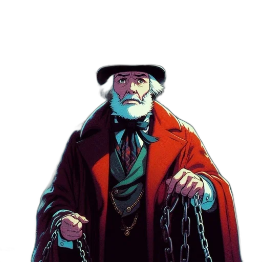 jacket, hat, staff, face transparent PNG cut-out