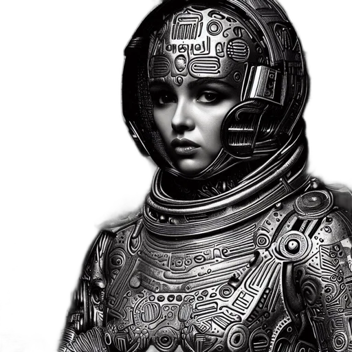 robot, face, mask, jewelry transparent PNG cut-out