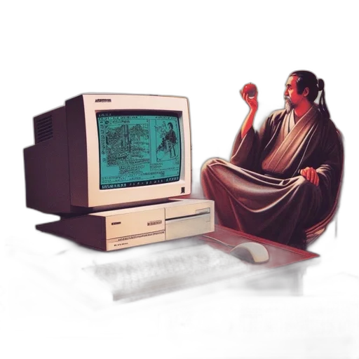 robot, furniture, weapon, vaporwave transparent PNG cut-out