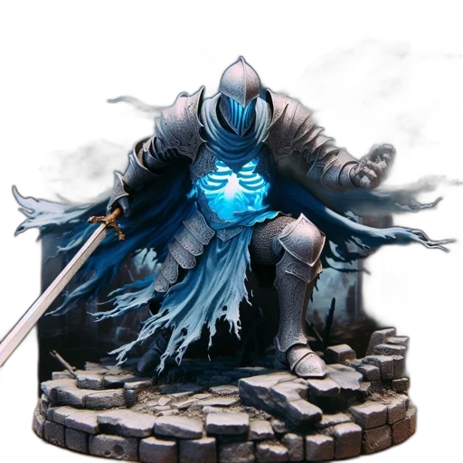 mask, sword, dragon, staff transparent PNG cut-out
