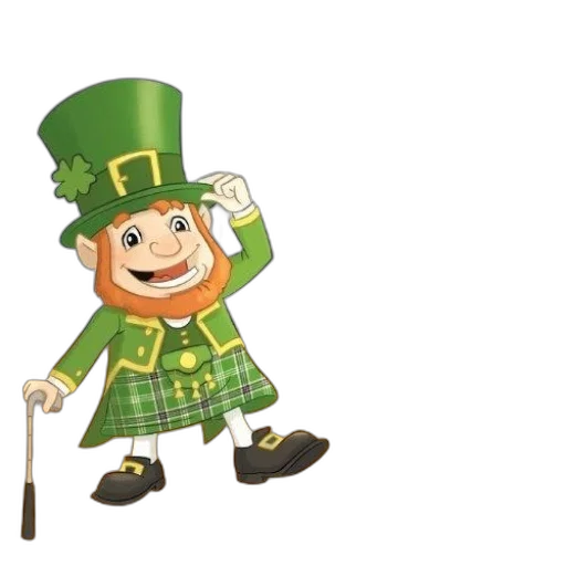 staff, hat, green, legend transparent PNG cut-out