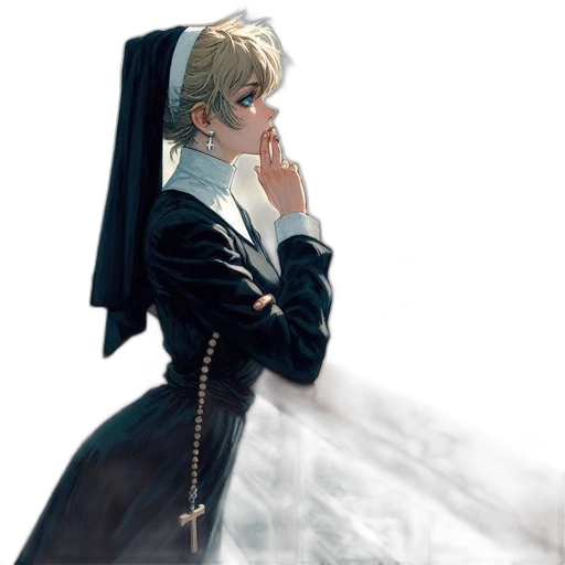staff, jacket, dress, weapon transparent PNG cut-out