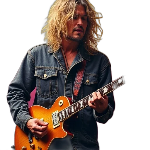 jacket, kurt, nirvana, guitar transparent PNG cut-out