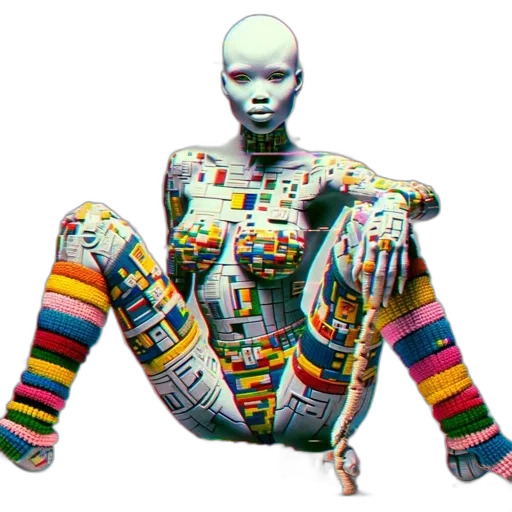 robot, jacket, dress, jewelry transparent PNG cut-out