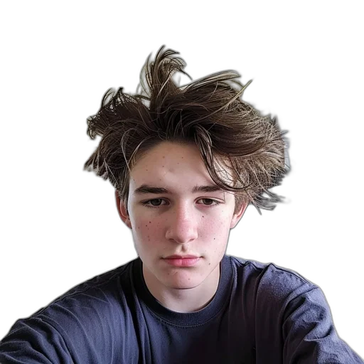 hair, hat, crown, face transparent PNG cut-out