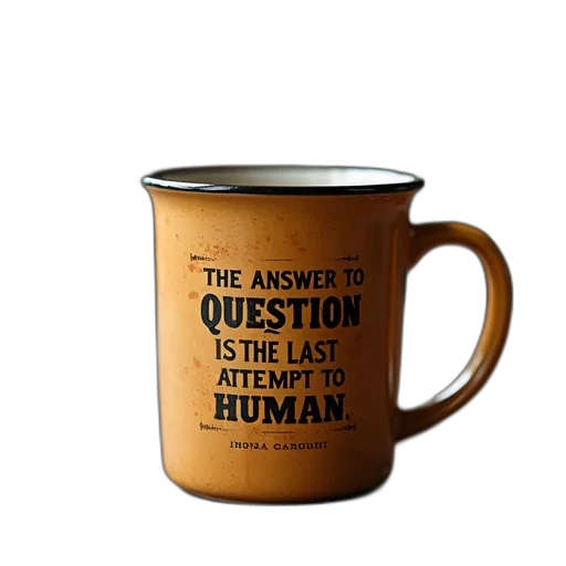 robot, coffee, mug, indira transparent PNG cut-out