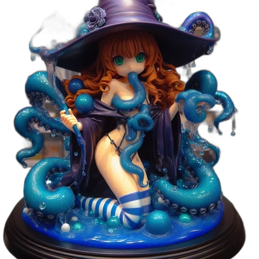 fantasy art, concept art, 3d render, underwater transparent PNG cut-out