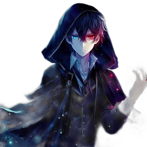 jacket, staff, mask, anime transparent PNG cut-out