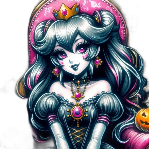 jewelry, crown, fantasy art, pixel art transparent PNG cut-out