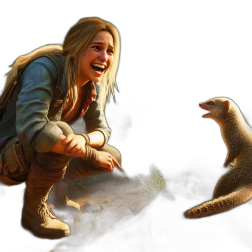 animal, creature, concept art, photorealistic transparent PNG cut-out