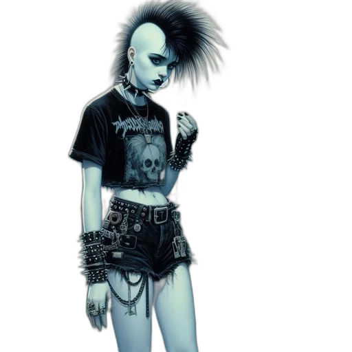 staff, hair, mask, creature transparent PNG cut-out