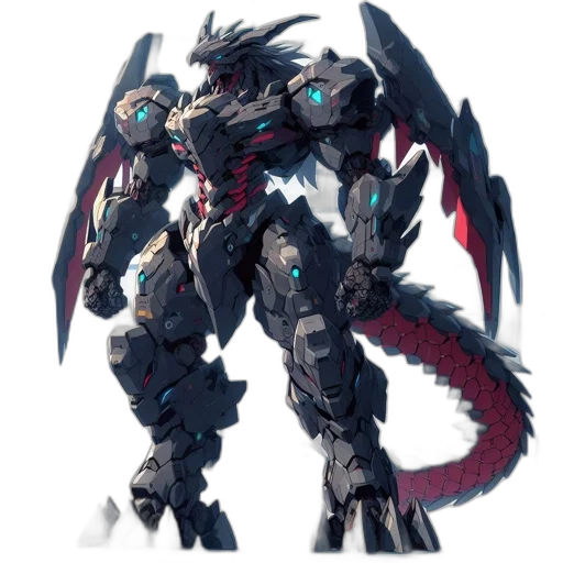 dragon, creature, weapon, robot transparent PNG cut-out